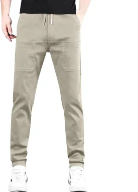 ADHOWBEW Mencomfy Cargo Pants Multipants High Stretch Multi-Pocket Durable Dry Fit Cargo Breathable Joggers