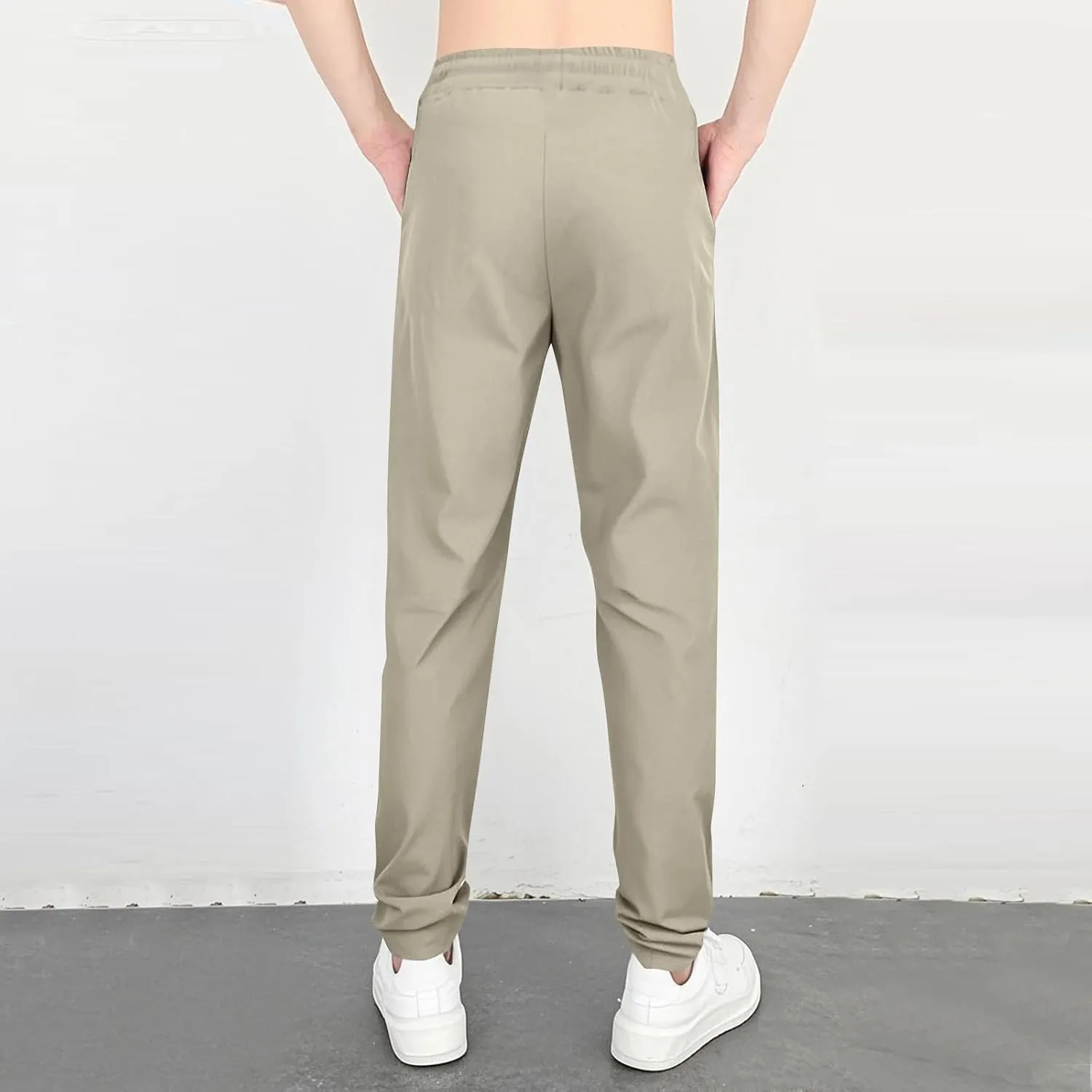 ADHOWBEW Mencomfy Cargo Pants Multipants High Stretch Multi-Pocket Durable Dry Fit Cargo Breathable Joggers