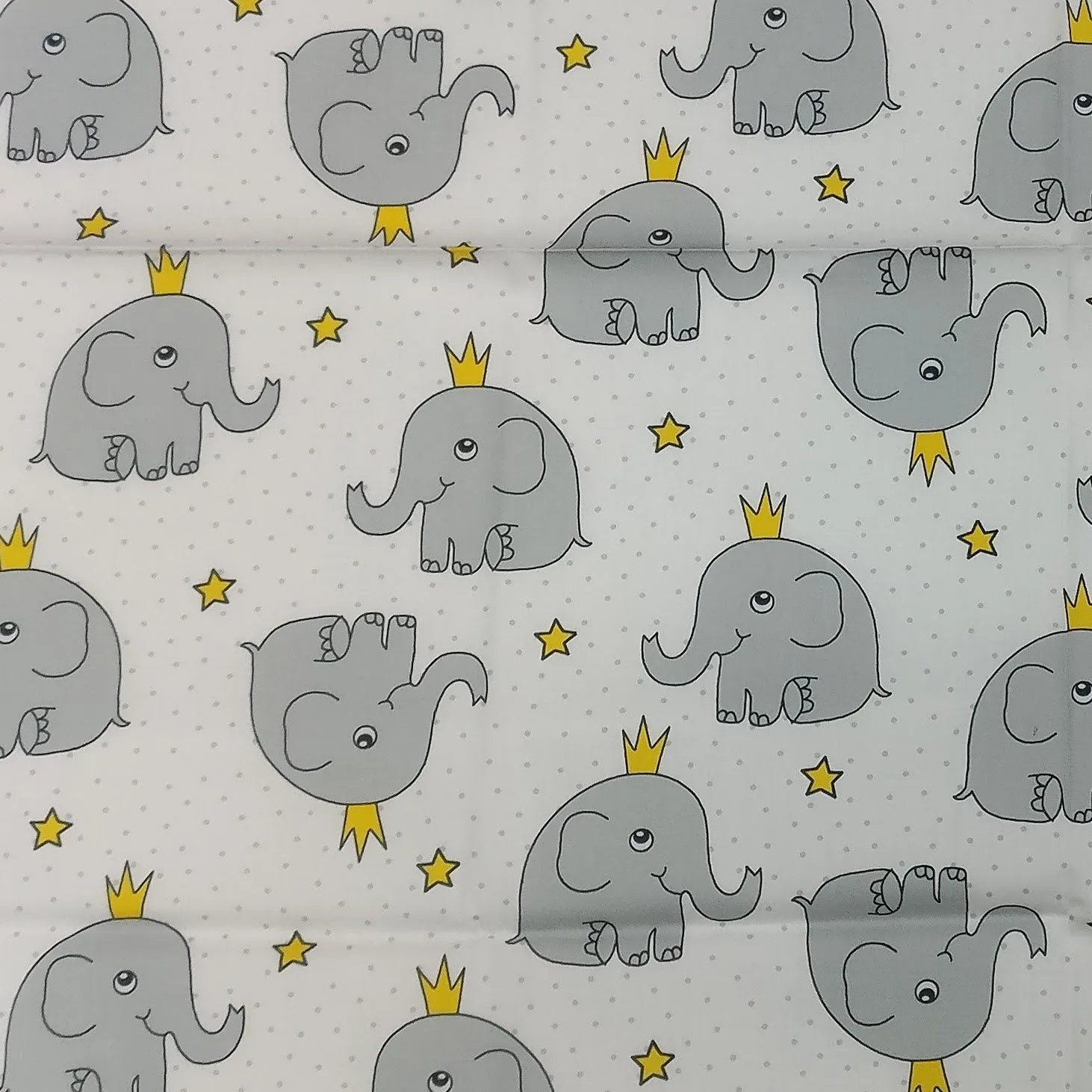 Adult Pyjama Set - Crowned Elephants, For Women