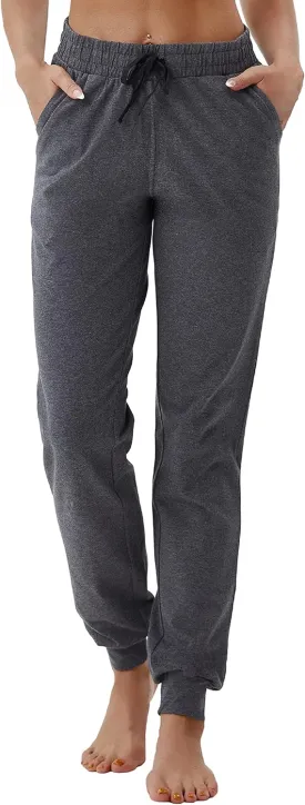 BUBBLELIME 19"/28" Women's High Waist Jogger Pants with Pockets Active Yoga Tapered Sweatpants Lounge Pants Capri