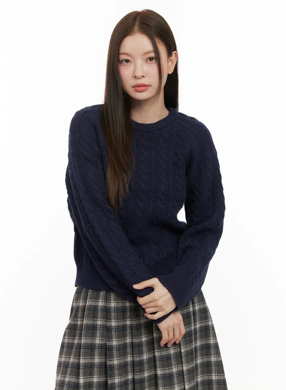 Cable Knit Essential Sweater OD412