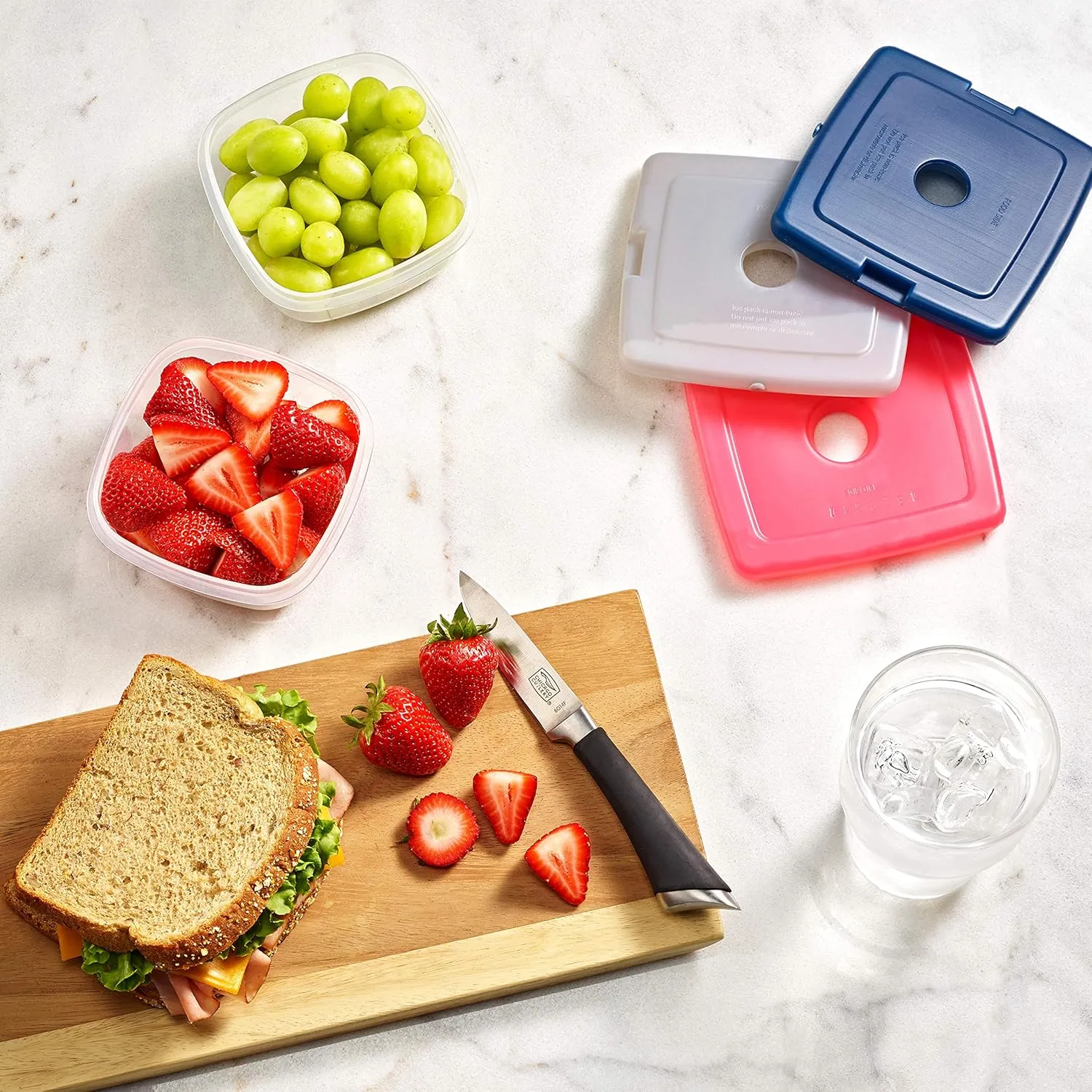 Cool Coolers by Fit   Fresh, Reusable & Long-Lasting Slim Ice Packs, Cold Packs for Lunch Boxes, Ice Packs for Lunch Bags
