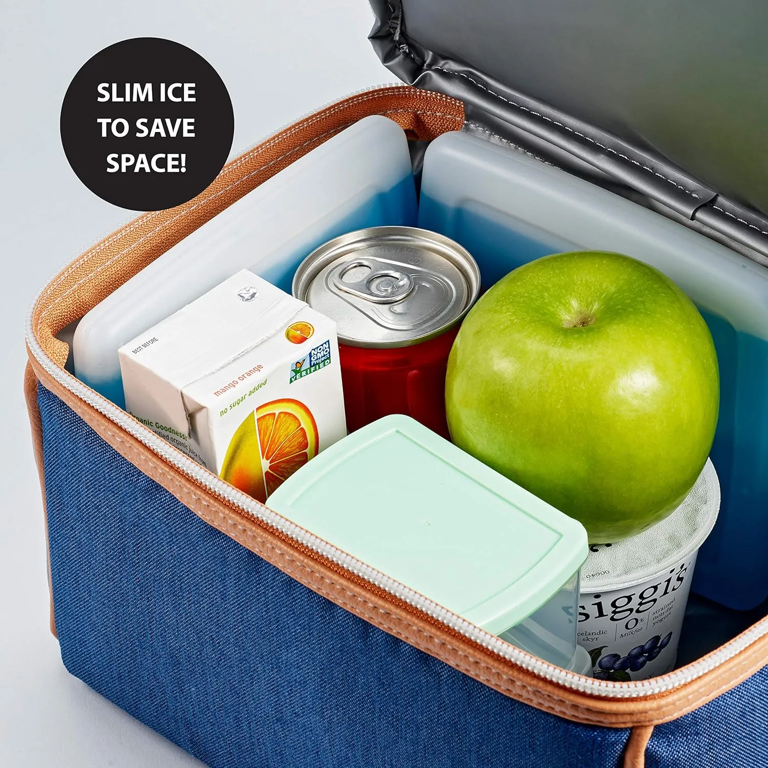 Cool Coolers by Fit   Fresh, Reusable & Long-Lasting Slim Ice Packs, Cold Packs for Lunch Boxes, Ice Packs for Lunch Bags