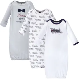 Hudson Baby Cotton Gowns, Train