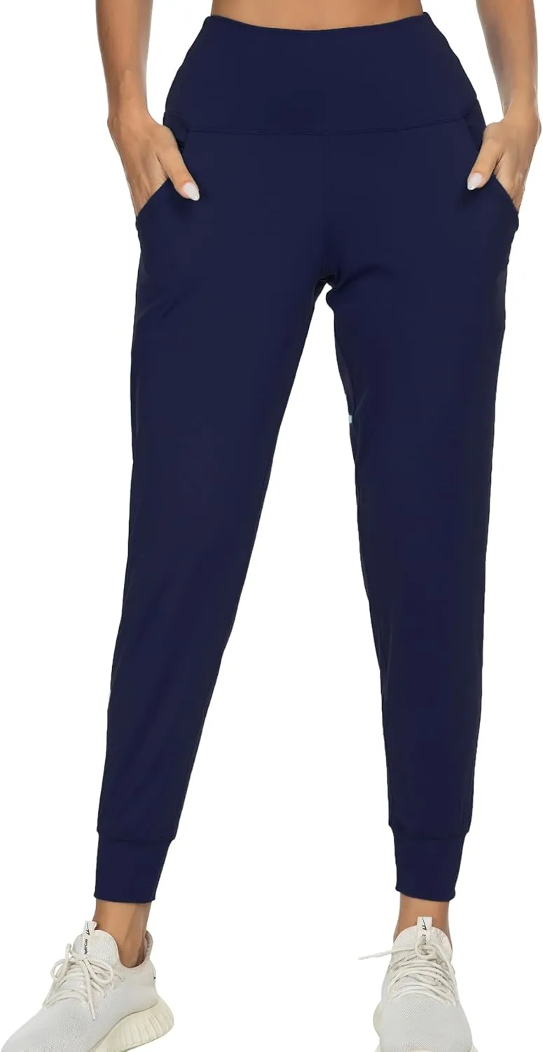 Kcutteyg Womens Joggers with Pockets, Lightweight Quick Dry Athletic Workout Soft Pants for Gym, Yoga, Running