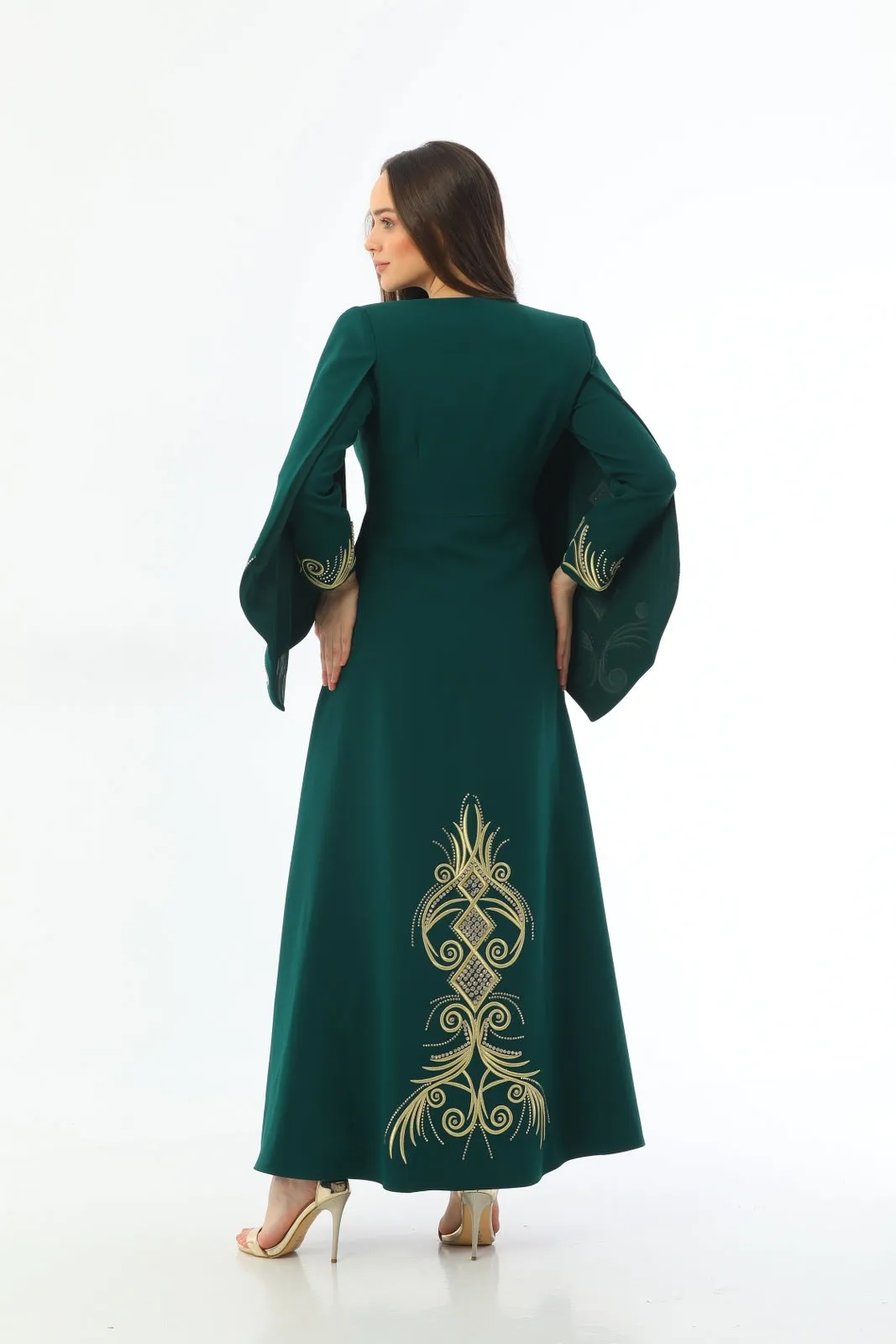 KNT Mihribah Abaya Emerald