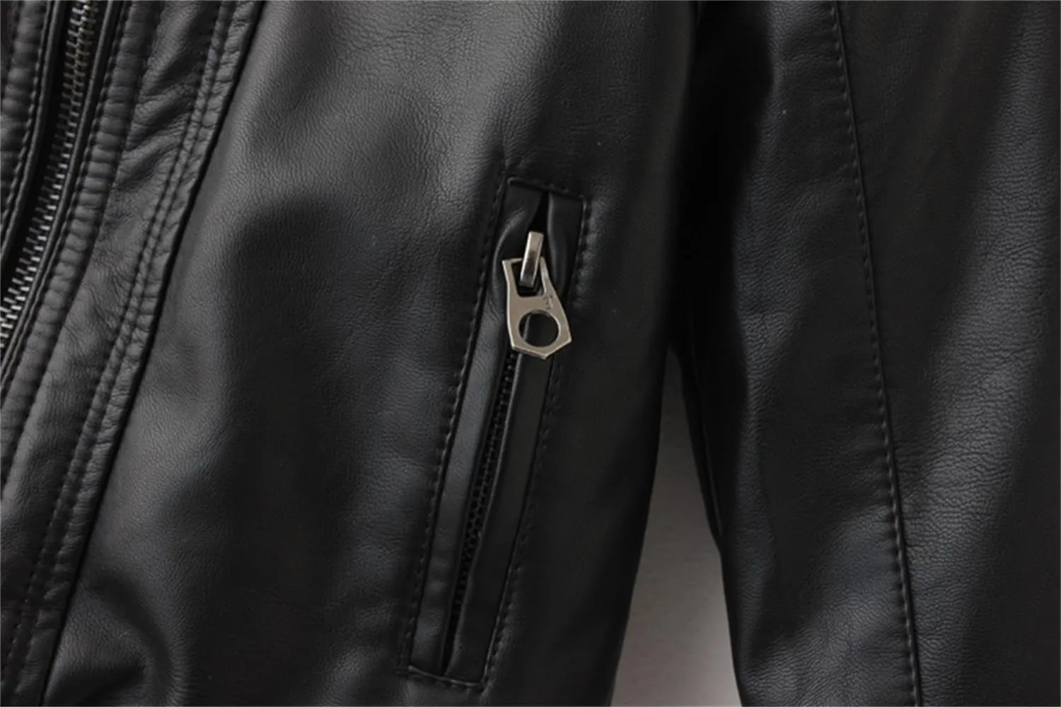 LJYH Boys Winter Pu Leather Jackets Children Velvet Motorcycle Thicken Coats