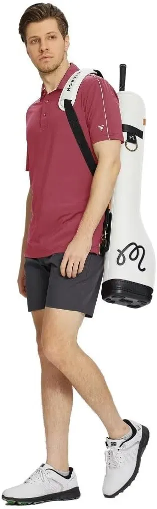 M MAELREG Golf Polo Shirts for Men Short Sleeve Dry Fit Solid Moisture Wicking Casual Performance Collared Mens Polo Shirts