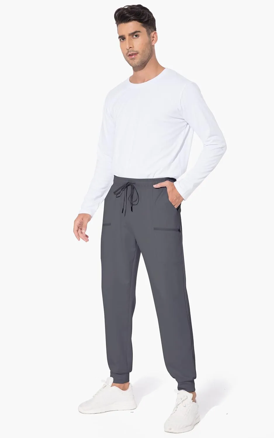 M MAROAUT Men's Joggers Pants - Lightweight Sweatpants with Zipper Pockets, Gym Workout Pants for Athletic Running Casual