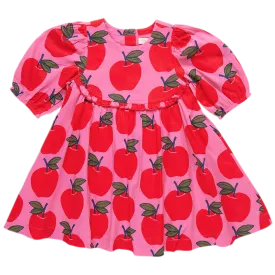 Rowan Dress, Pink Apples