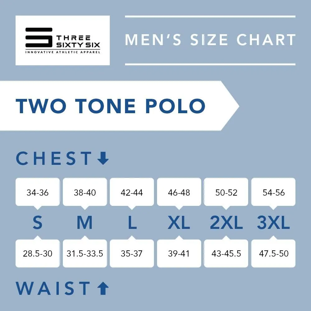 Three Sixty Six Quick Dry Golf Shirts for Men - Moisture Wicking Short-Sleeve Casual Polo Shirt