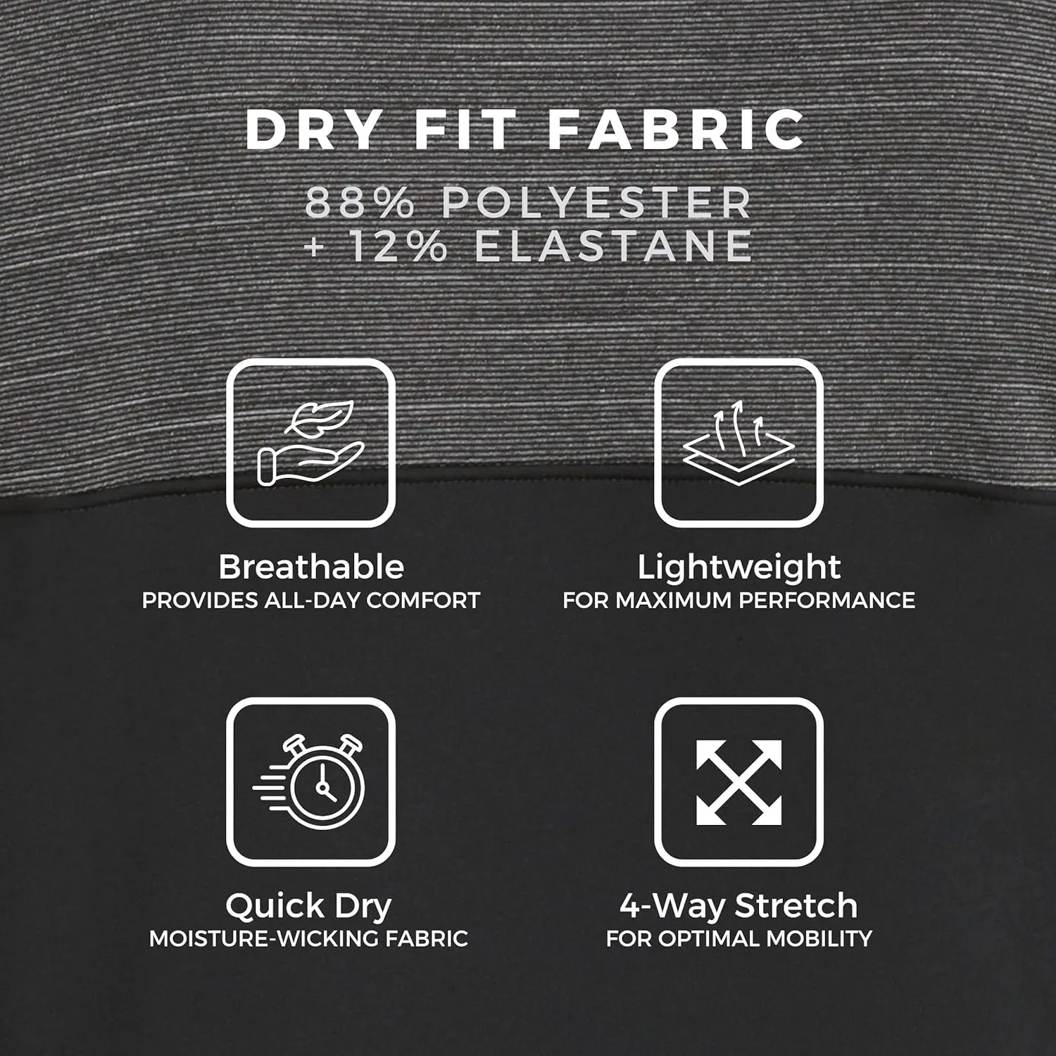 Three Sixty Six Quick Dry Golf Shirts for Men - Moisture Wicking Short-Sleeve Casual Polo Shirt