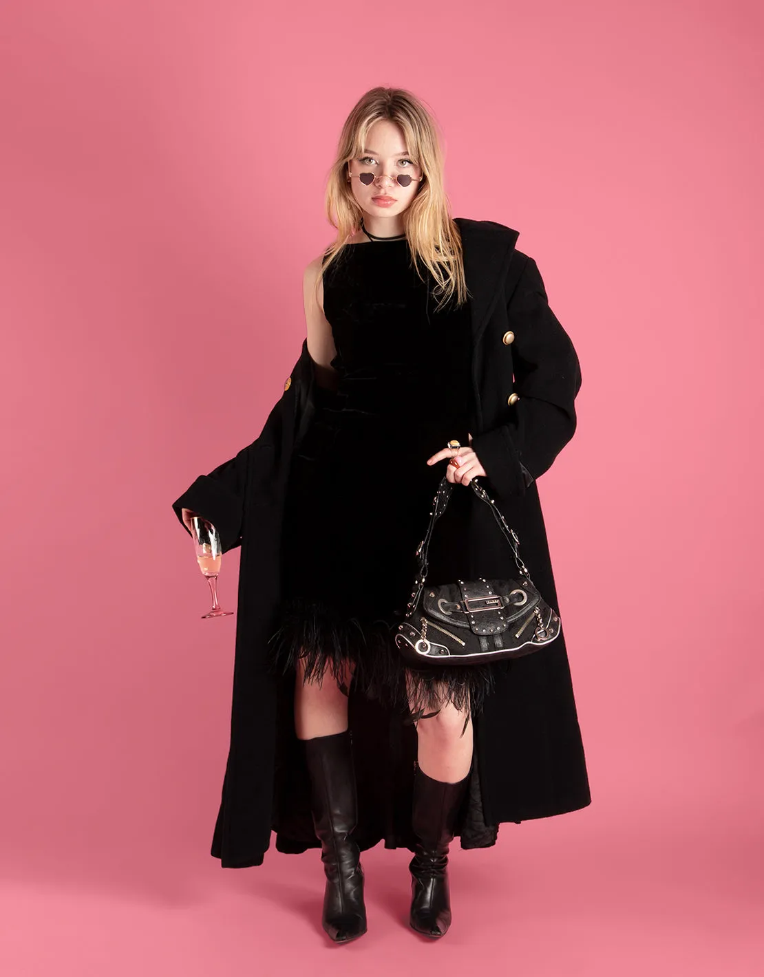 Vintage Piu & Piu long coat