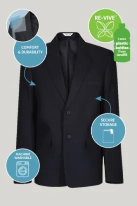WMG ACADEMY BOYS SUIT JACKET - NAVY