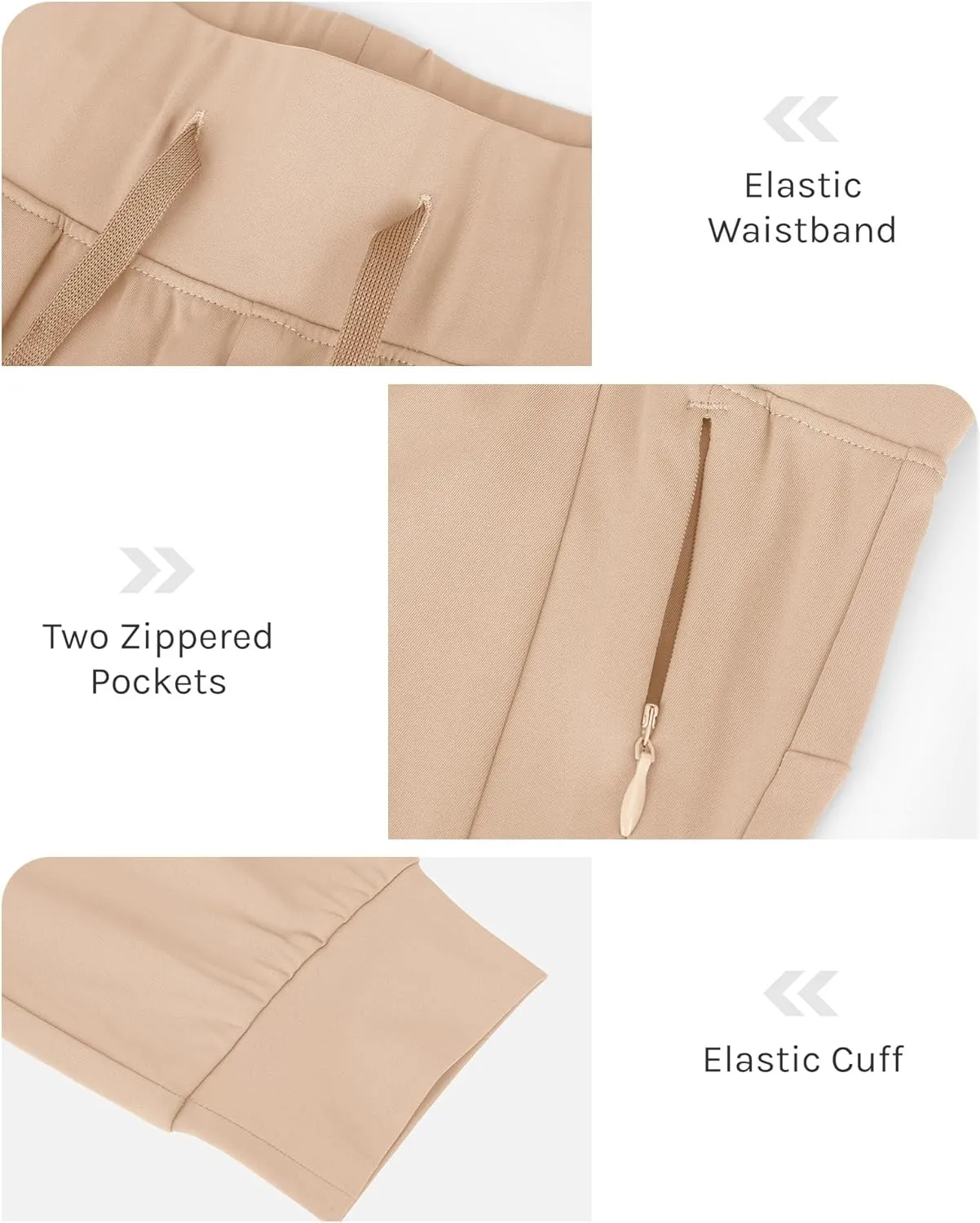 Womens Joggers with Pockets Ultra Soft Tapered Leg Joggers for Workouts and Running