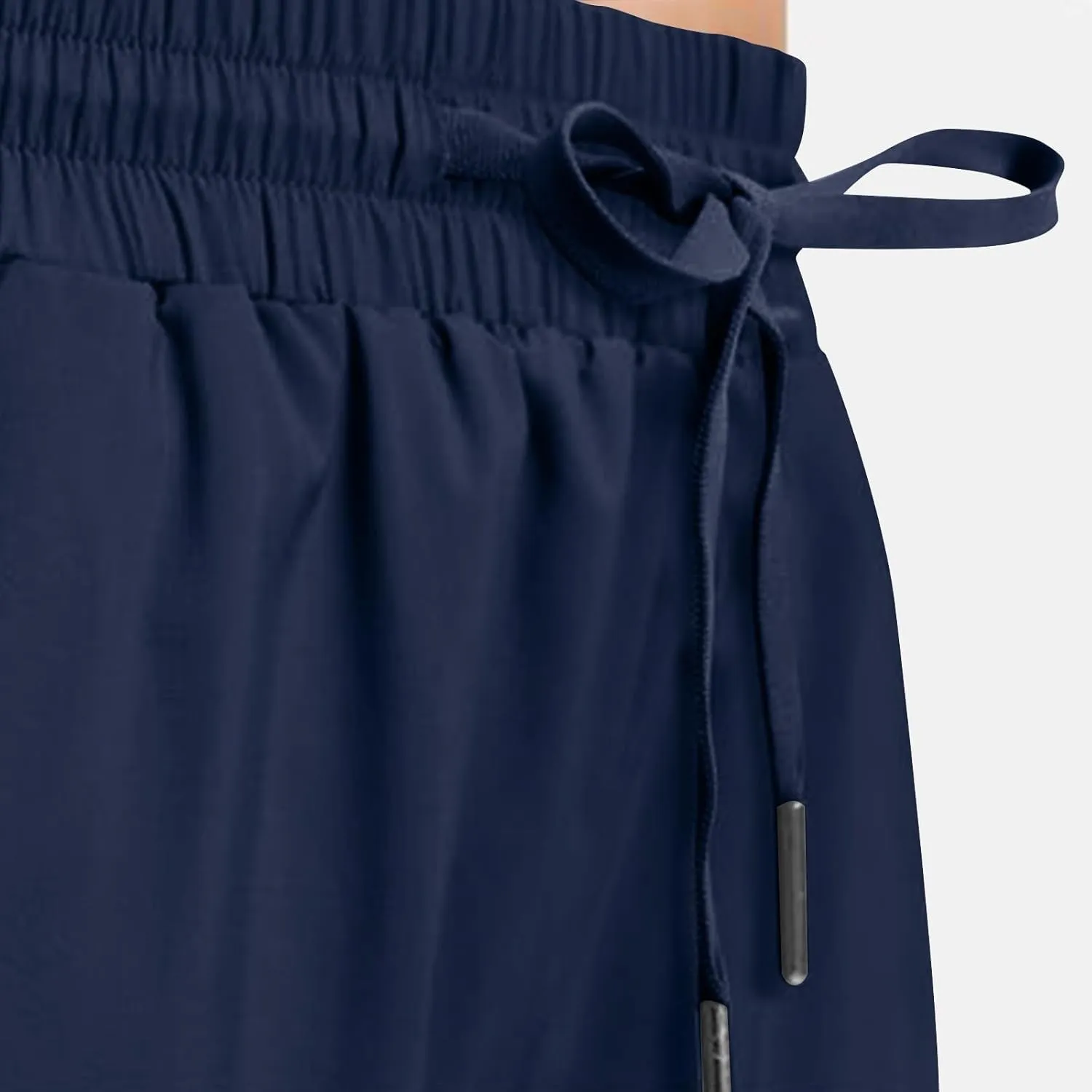 Womens Quick Dry Cargo Jogger Pants Drawstring Waist Light Hiking Travel Utility Trousers Summer Outdoor Active Pant